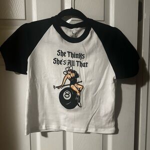 Black and White Graphic Baby TShirt